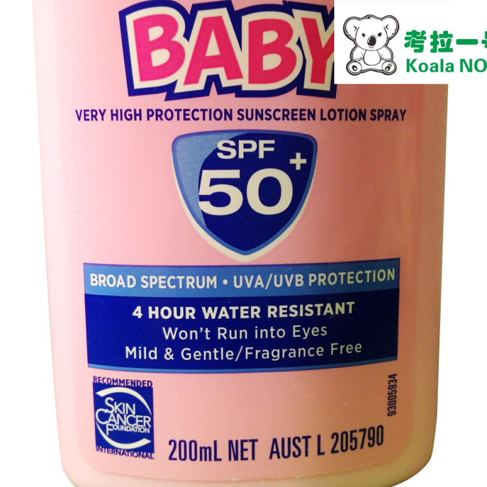 【全球购】澳洲直邮BananaBoat香蕉船防晒系列香蕉船婴儿防晒霜喷雾200ml