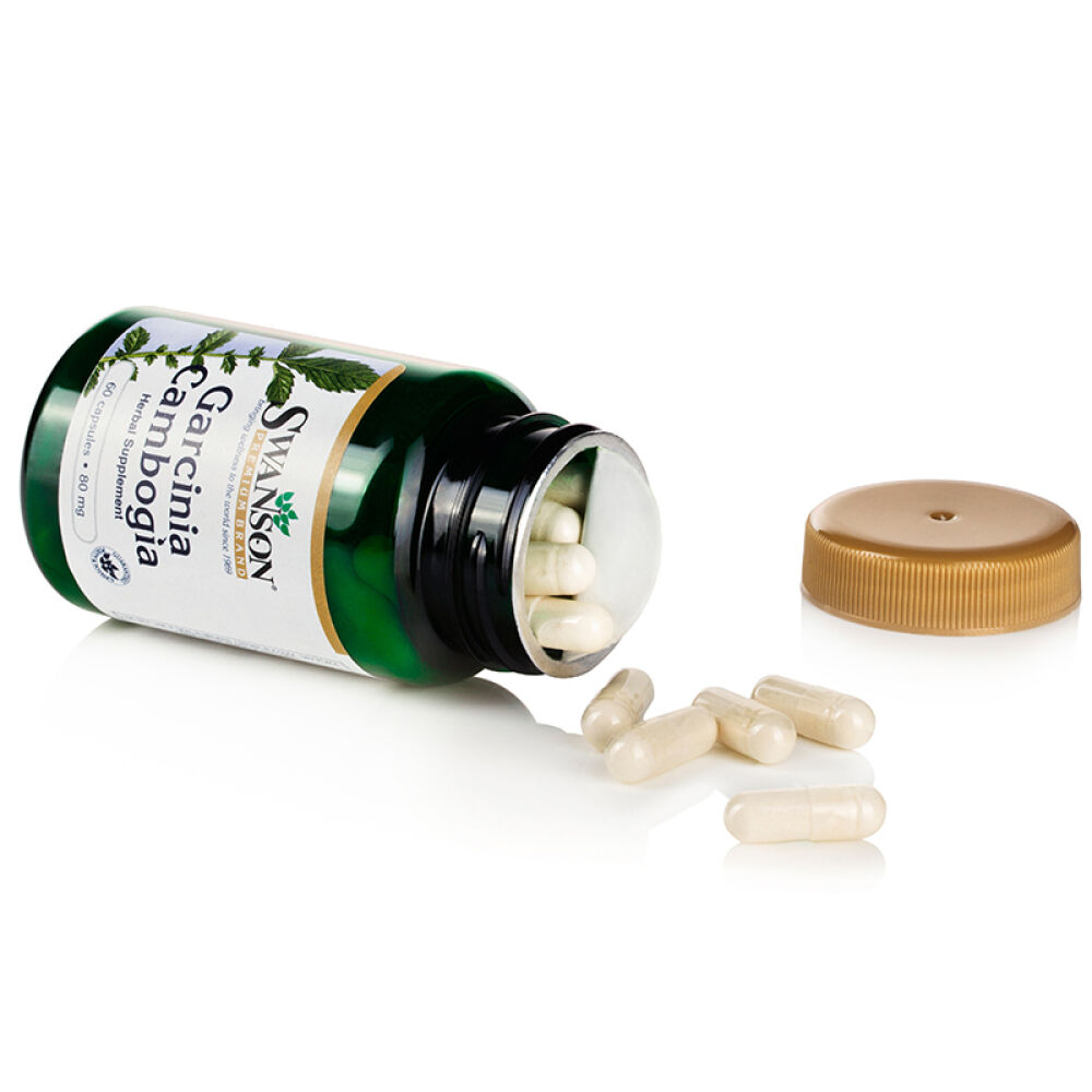 Swanson斯旺森藤黄果减肥减脂胶囊纤体瘦身代餐营养抑制脂肪合成80mg*60粒