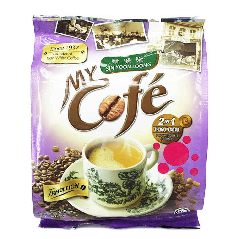 马来西亚进口Mycofe新源隆2合1怡保白咖啡（420gx3袋）
