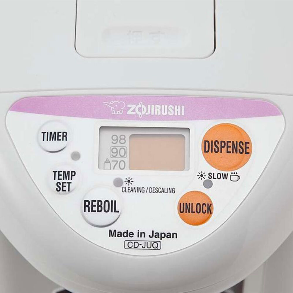 象印ZOJIRUSHI3L不锈钢微电脑电热水壶三段保温设定五段省电定时香槟色CD-JUQ30CT
