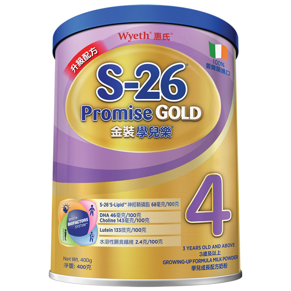 自营港版惠氏（Wyeth）金装幼儿乐4段（3岁以上）400g