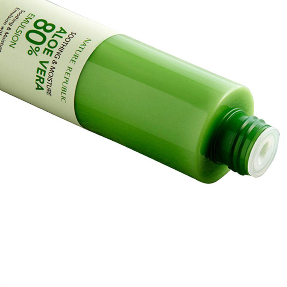 NatureRepublic自然乐园芦荟胶男女祛痘消印补水保湿面膜套装芦荟乳160ml