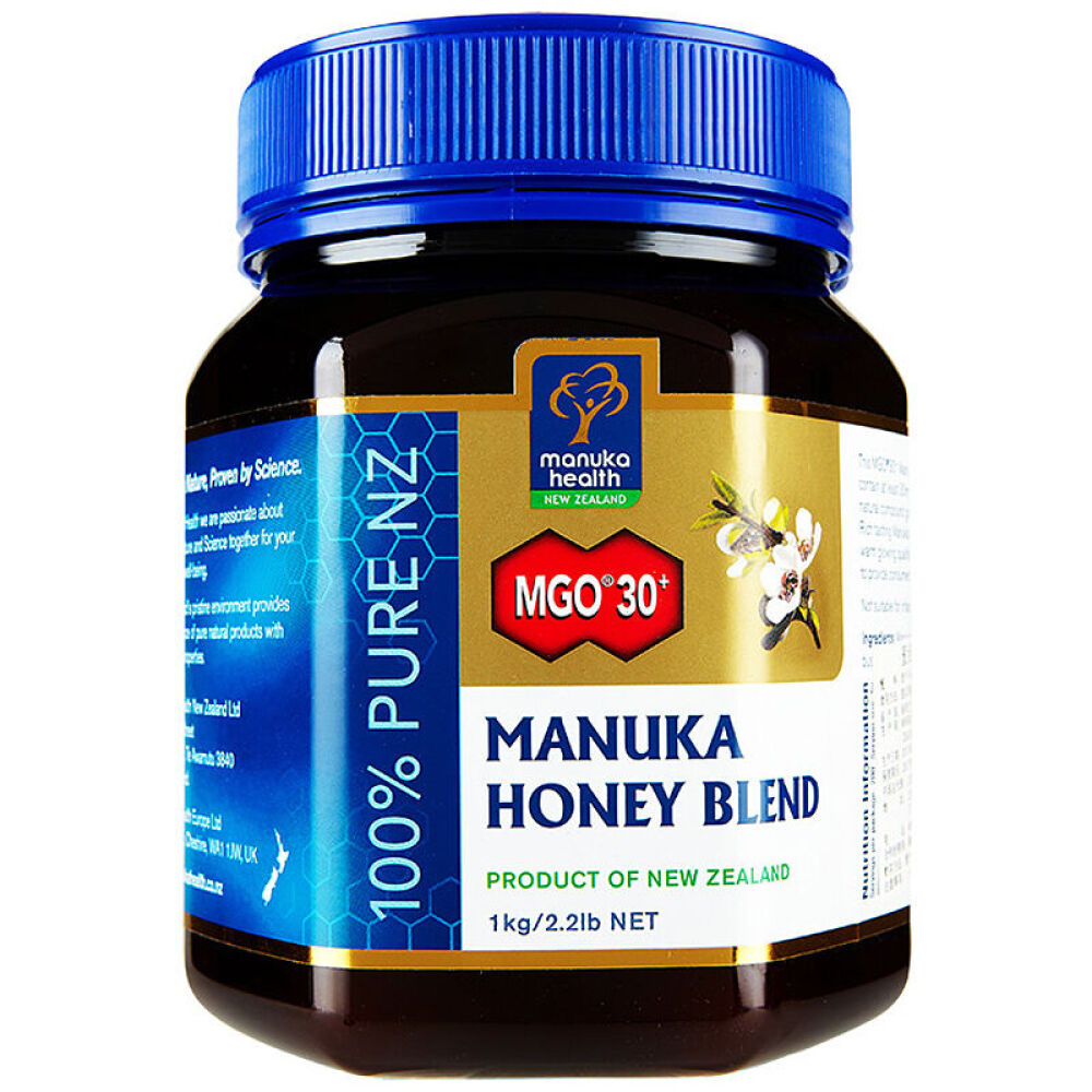 【全球购】Manuka-Health蜜纽康新西兰进口蜂蜜MGO30+麦卢卡蜂蜜1kg