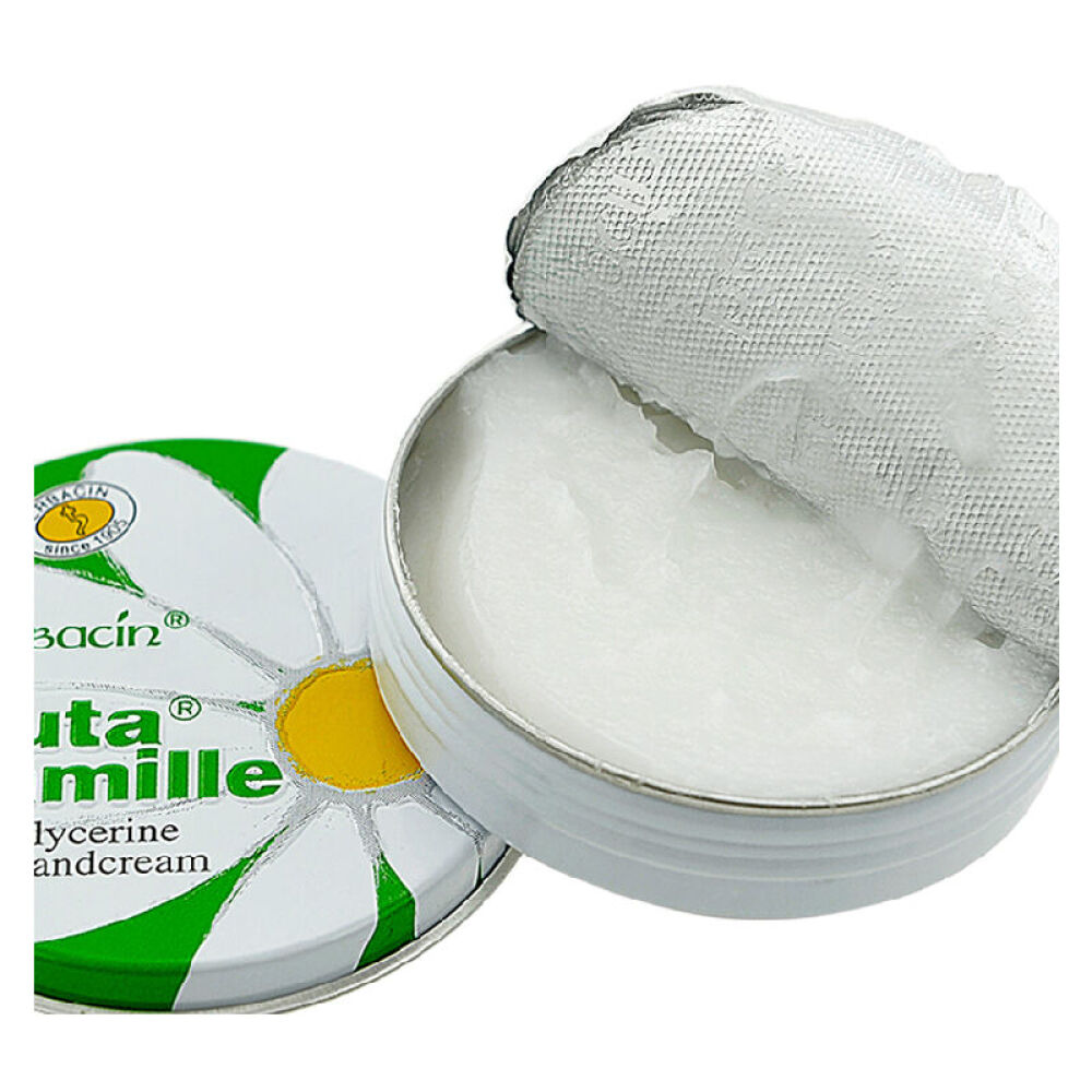 【德国原装进口】Herbacin贺本清德国小甘菊经典护手霜唇膏经典铁盒20ml*3