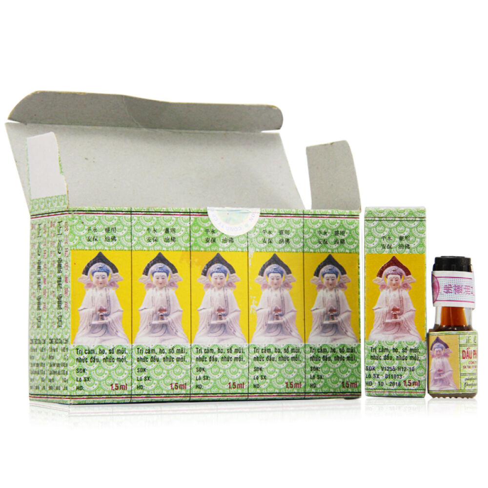 越南进口长山正必灵佛灵油1.5ml蚊叮虫咬扭伤晕车携带方便减价图片色一盒十瓶