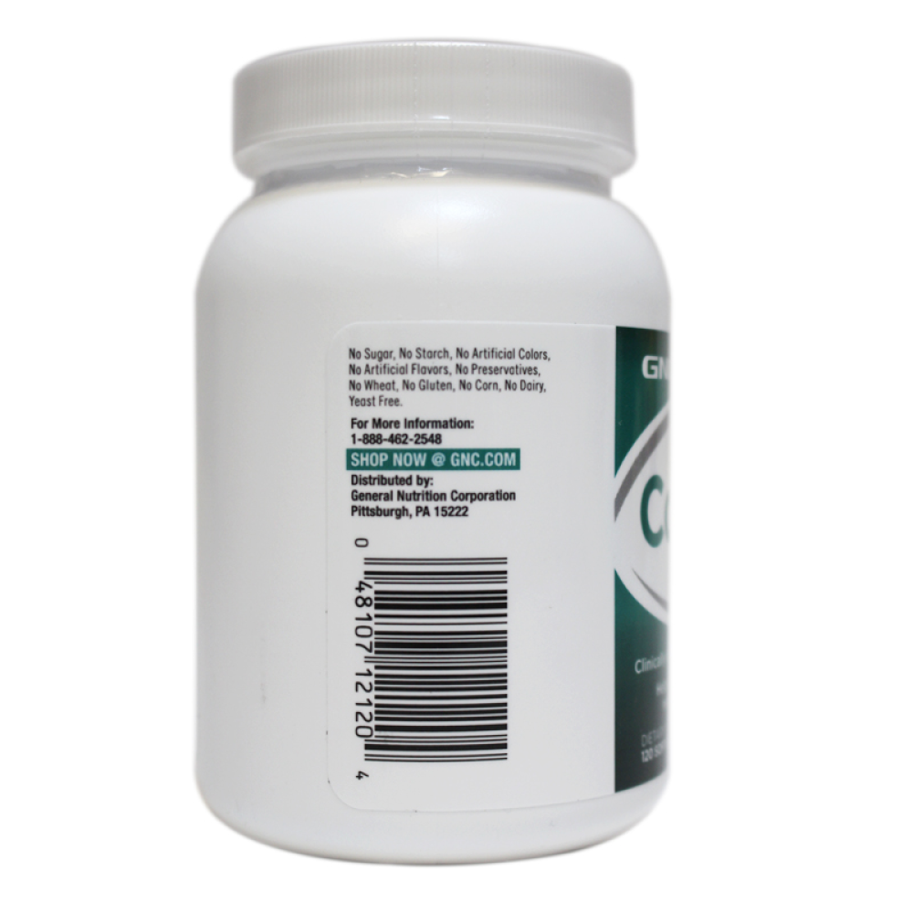 GNC健安喜保护心脏高浓度辅酶Q10COQ-10软胶囊100mg120粒5瓶装