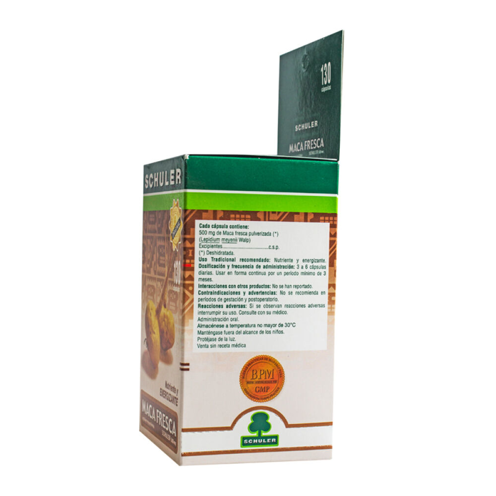 秘鲁黑玛卡玛咖精片原装男性保健品补肾schuler马卡胶囊精阳粉MACA女士女人适用130粒/500mg