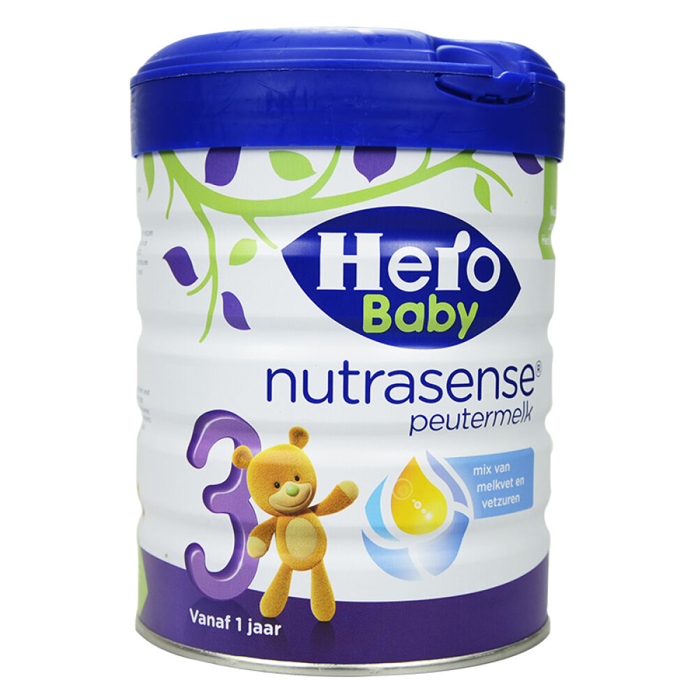 自营荷兰Herobaby白金版婴幼儿配方牛奶粉3段1岁以上700g
