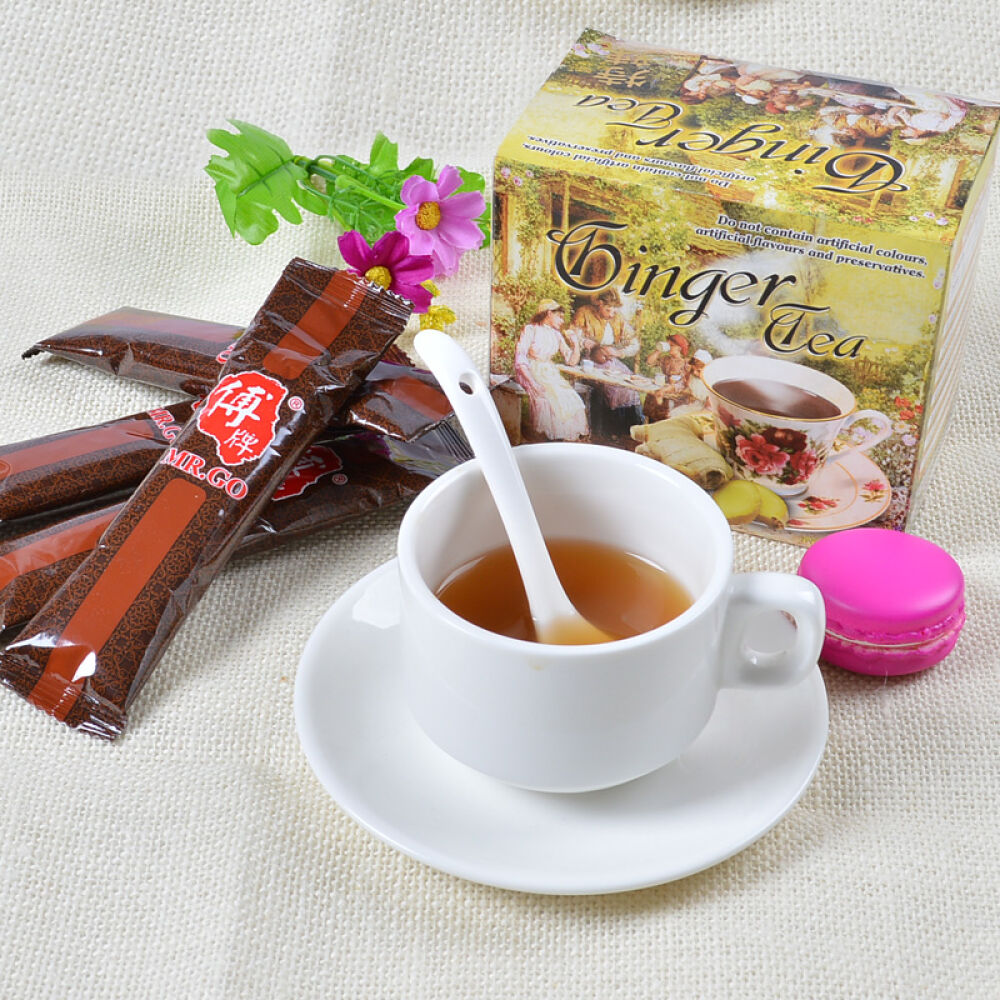 马来西亚进口傅牌姜母茶速溶老姜茶汤驱寒姜汁红糖水原味(20g*10袋)