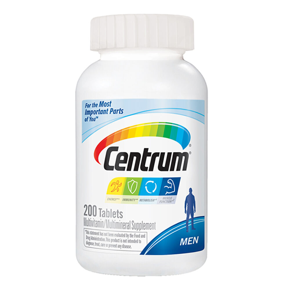 自营善存（Centrum）维生素男士复合维生素多种营养素矿物质200粒
