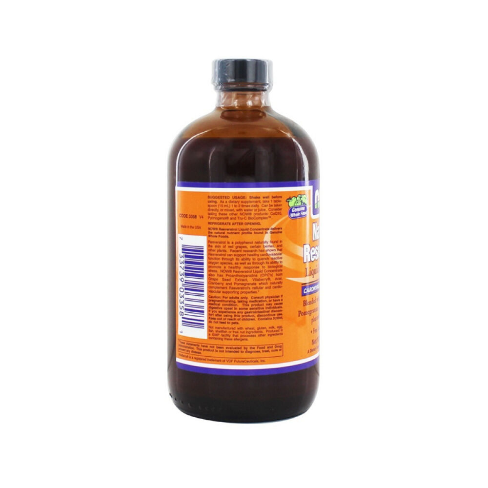 【美国正品直邮】NOWFoods-诺奥天然白藜芦醇胶囊支持心血管健康未定义16盎司