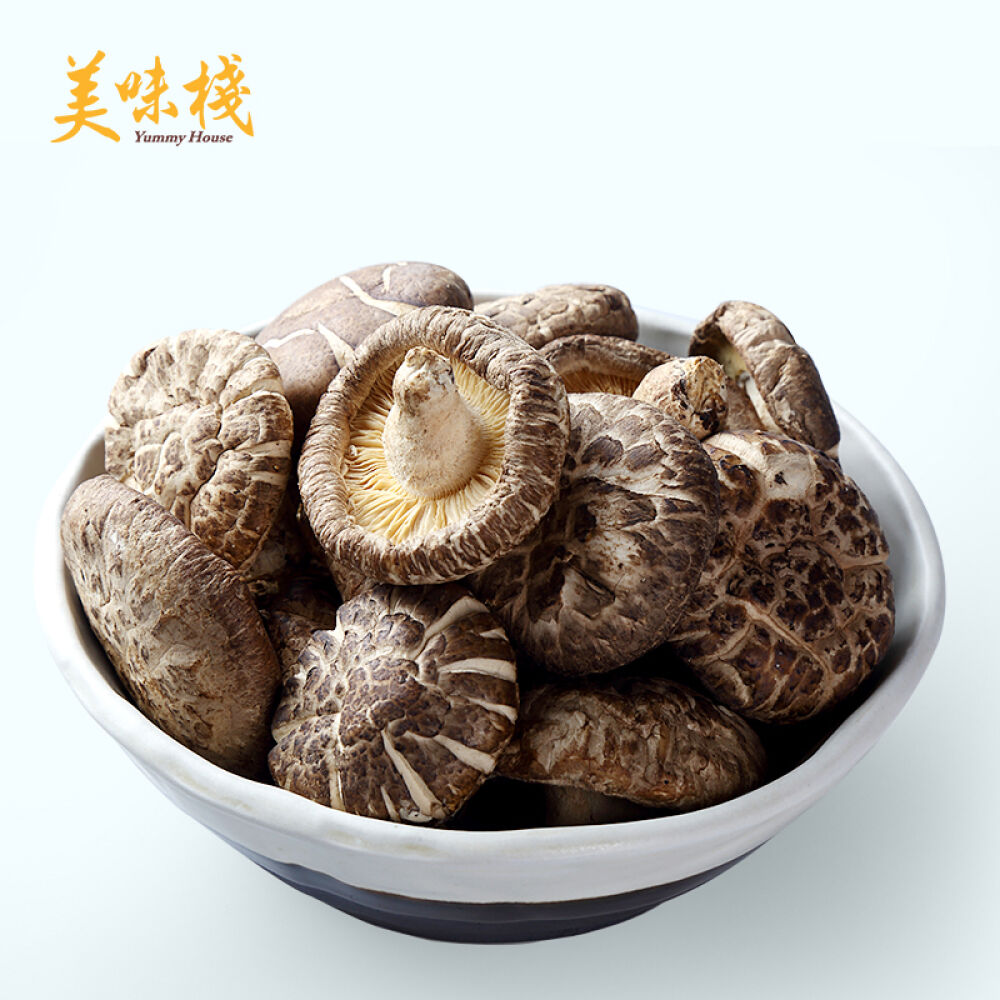 美味栈花菇香港进口冬菇香菇特级干货农家特产香菇250g