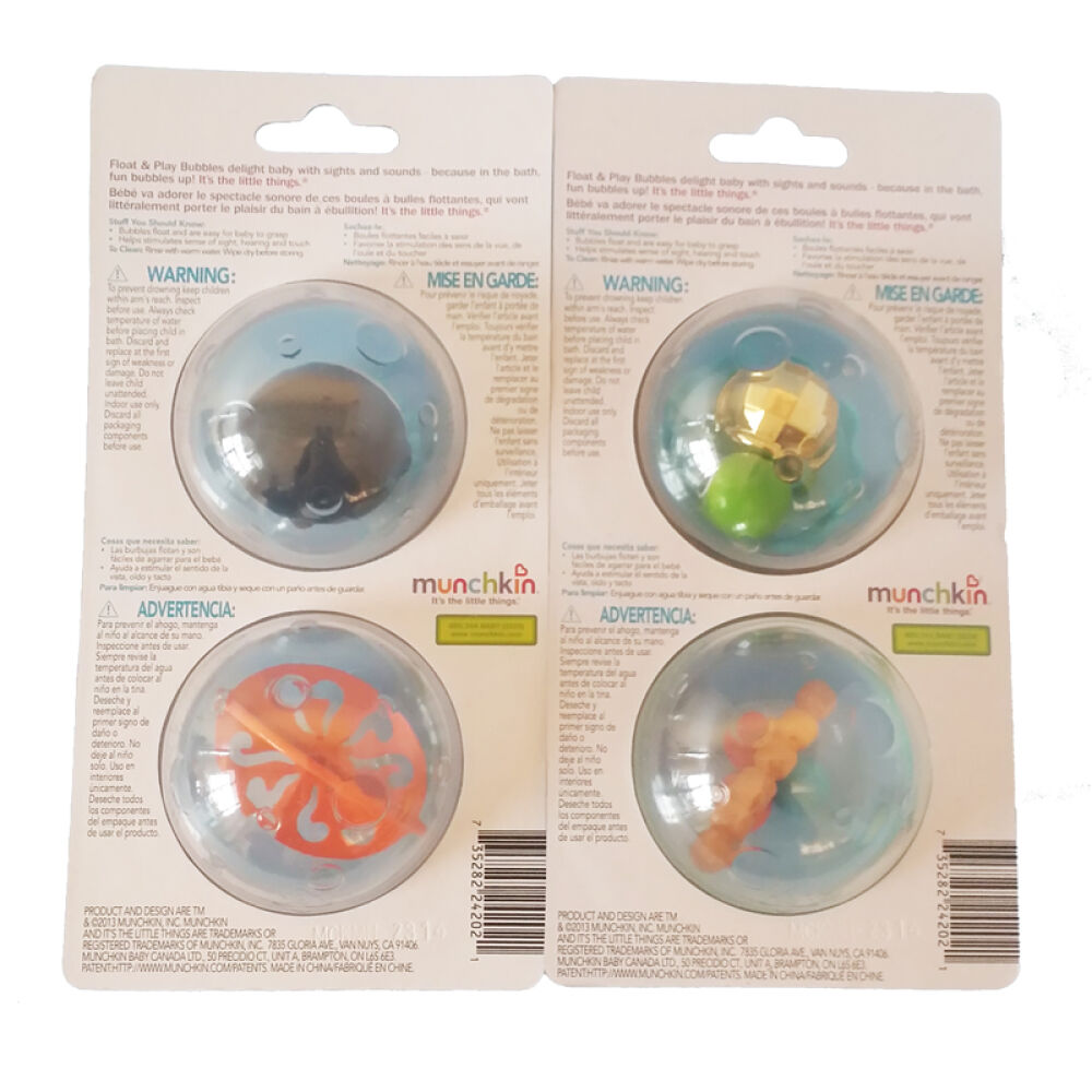Munchkin麦肯奇漂浮球形戏水玩具感统训练玩具随机色