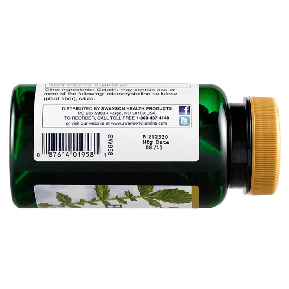 斯旺森swanson越橘营养胶囊越桔蓝莓叶黄素护眼素100粒养眼缓解视疲劳改善近视