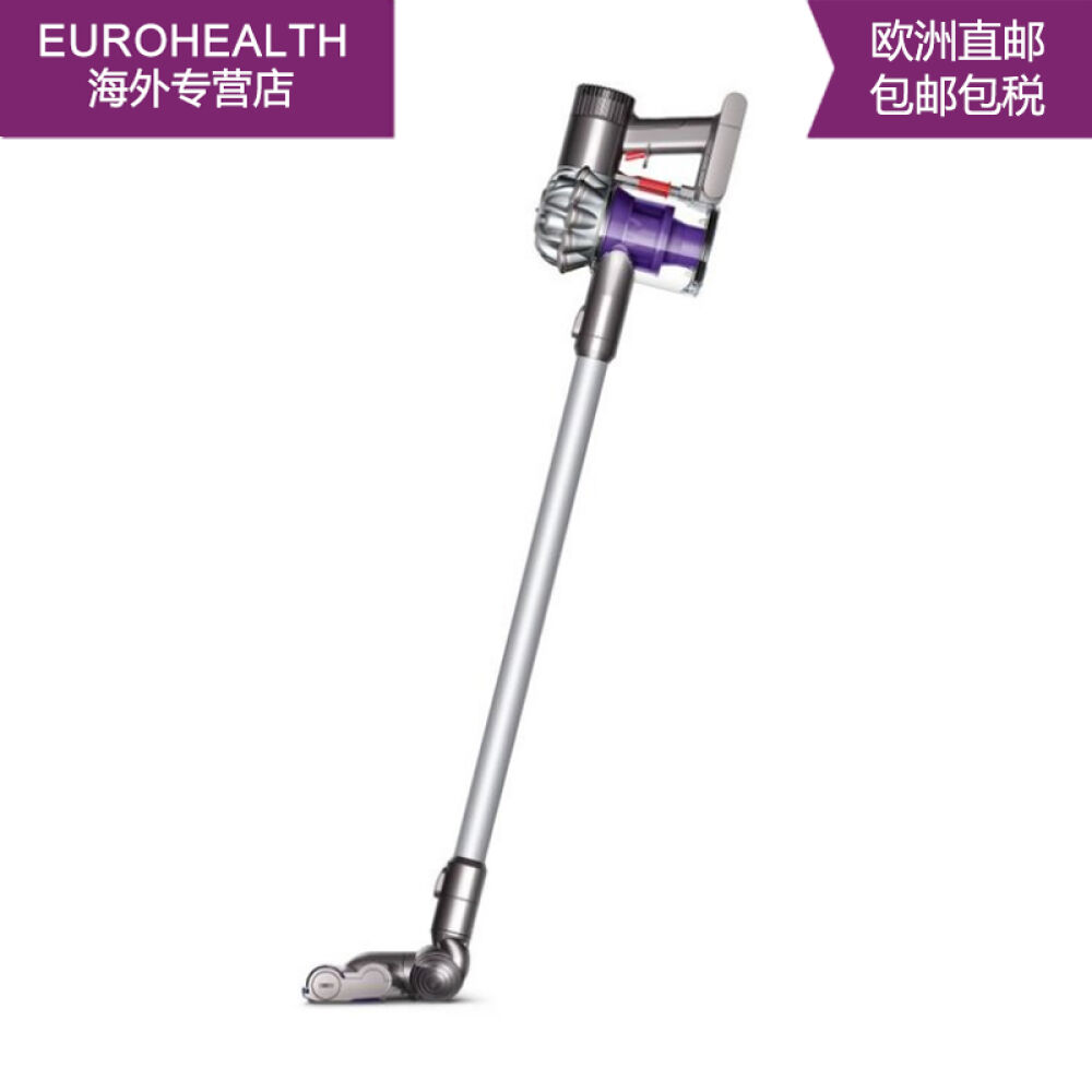 戴森（Dyson）吸尘器V6手持家用除尘防过敏强力除螨立式真空无线吸尘器DigtalSlim银灰色