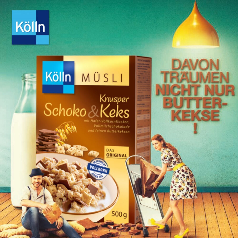 瑞典ICA水果燕麦片营养早餐即食免煮2包组合50%水果坚果+巧克力薄饼全谷物麦片