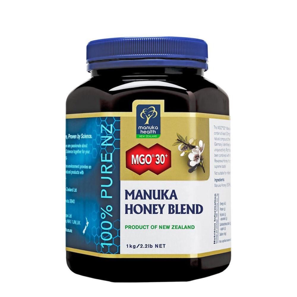 ManukaHealth蜜纽康新西兰进口蜂蜜麦卢卡蜂蜜30+MGO30+1kg