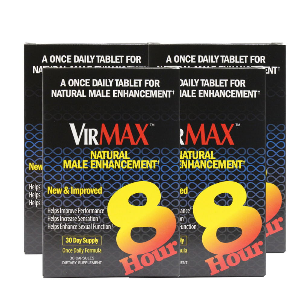 【全球购】VirMax美国补肾壮阳增大增粗男用延时持久（非万艾可伟哥药一粒牡蛎海狗丸）4盒补肾壮阳增粗增大高潮