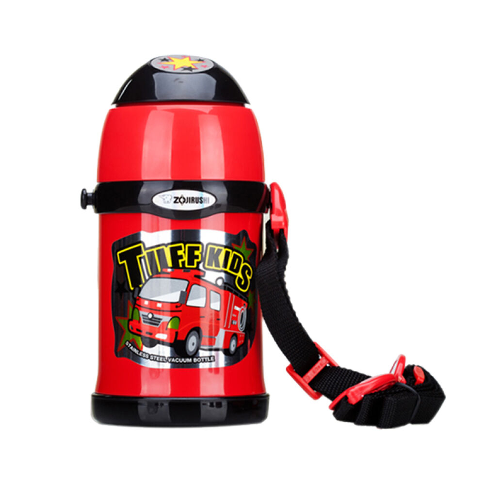 进口象印儿童吸管杯宝宝直饮杯保温杯保冷杯一杯两用（直饮、吸管）450ml红色泰国版