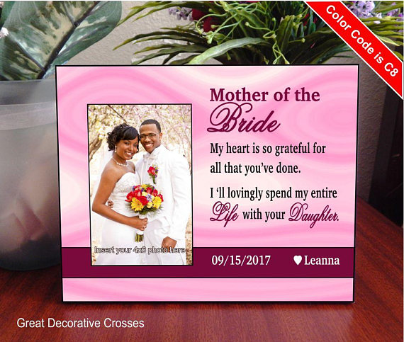 groom'sgifttomotherinlaw,motherofthebridepersonalizedpicture