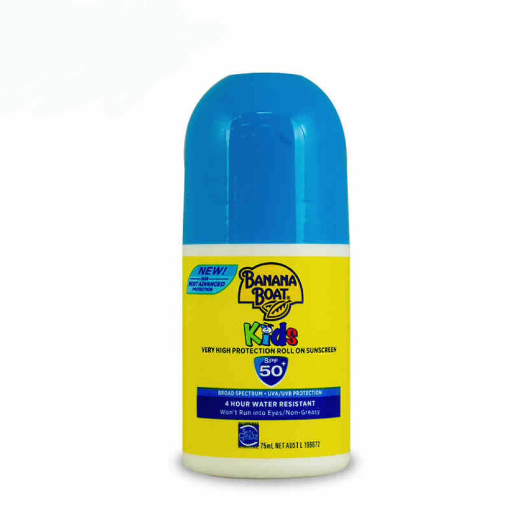 澳洲直邮BananaBoat香蕉船儿童防晒霜滚珠75mlSPF501瓶