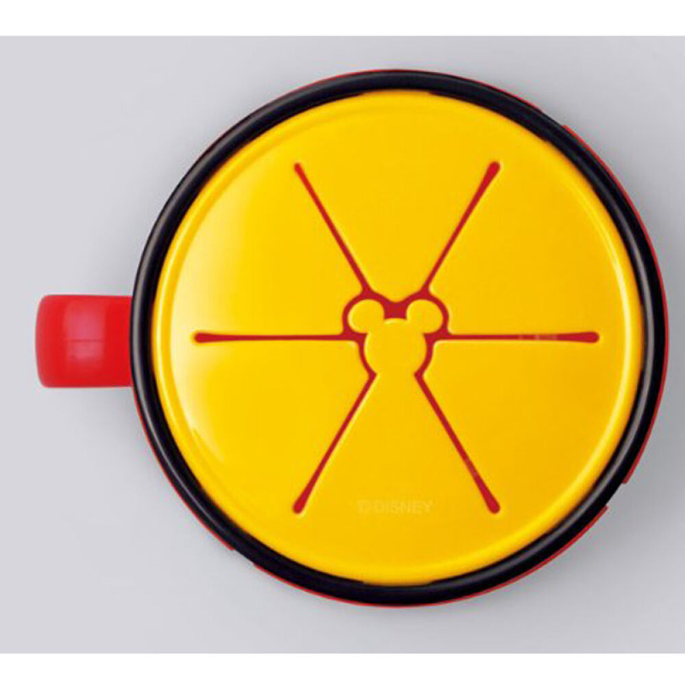 日本进口锦化成米奇米妮老鼠造型迪士尼宝宝碗勺餐具套装有勺子米奇款便携式防漏零食盒/零食杯