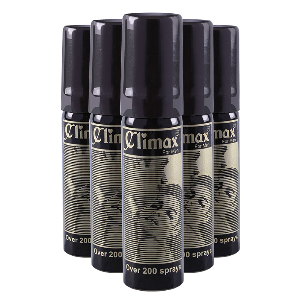 【全球购】Climax男用延时喷剂成人用品延时喷剂不麻木延时喷雾5瓶装