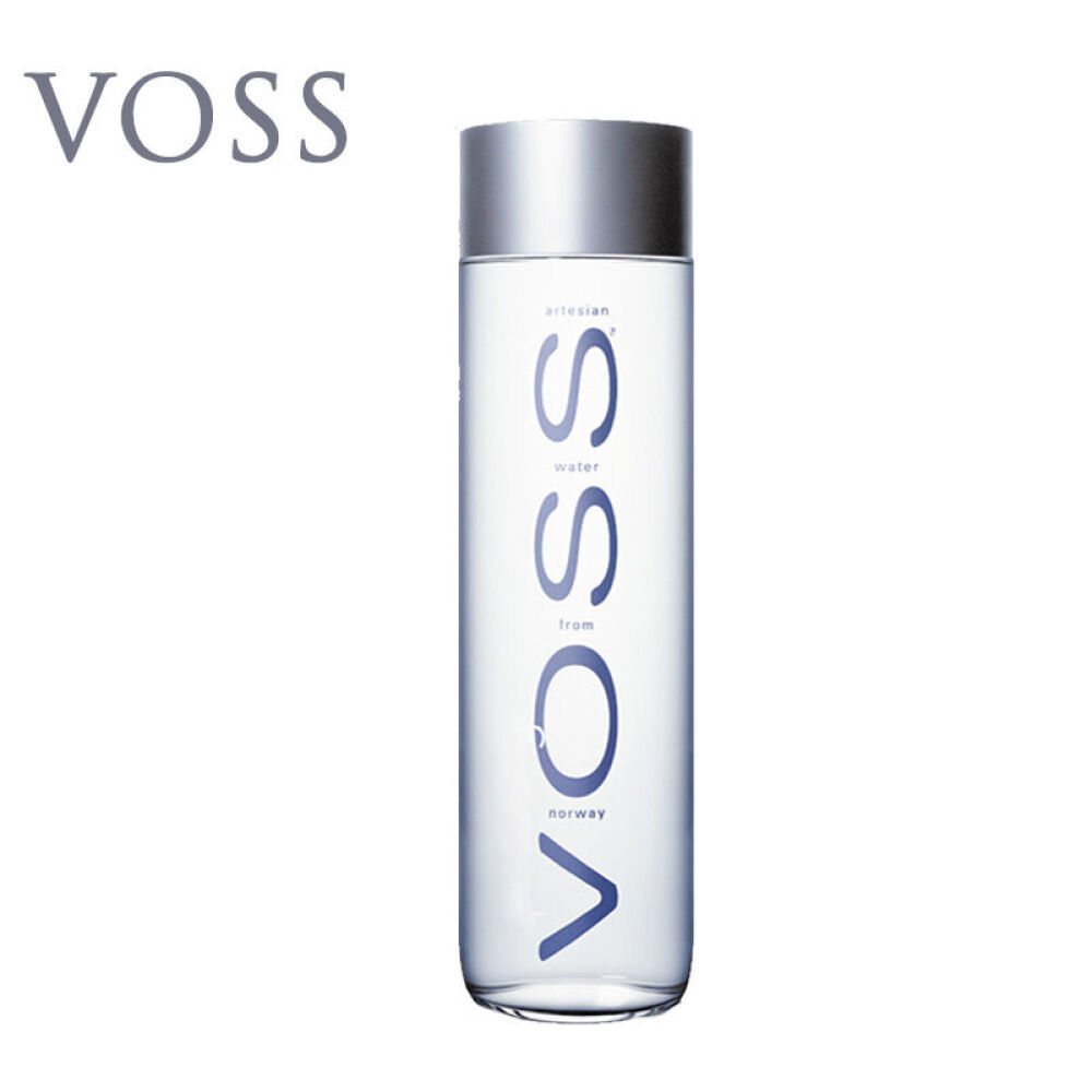 【包邮】挪威芙丝VOSS天然饮用水进口矿泉水(800ml+375ml)2瓶装