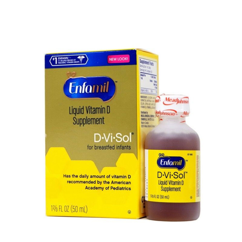 【全球购】美国进口美版美赞臣维生素D宝宝补钙儿童补钙儿童维生素搭配美赞臣奶粉更佳双瓶