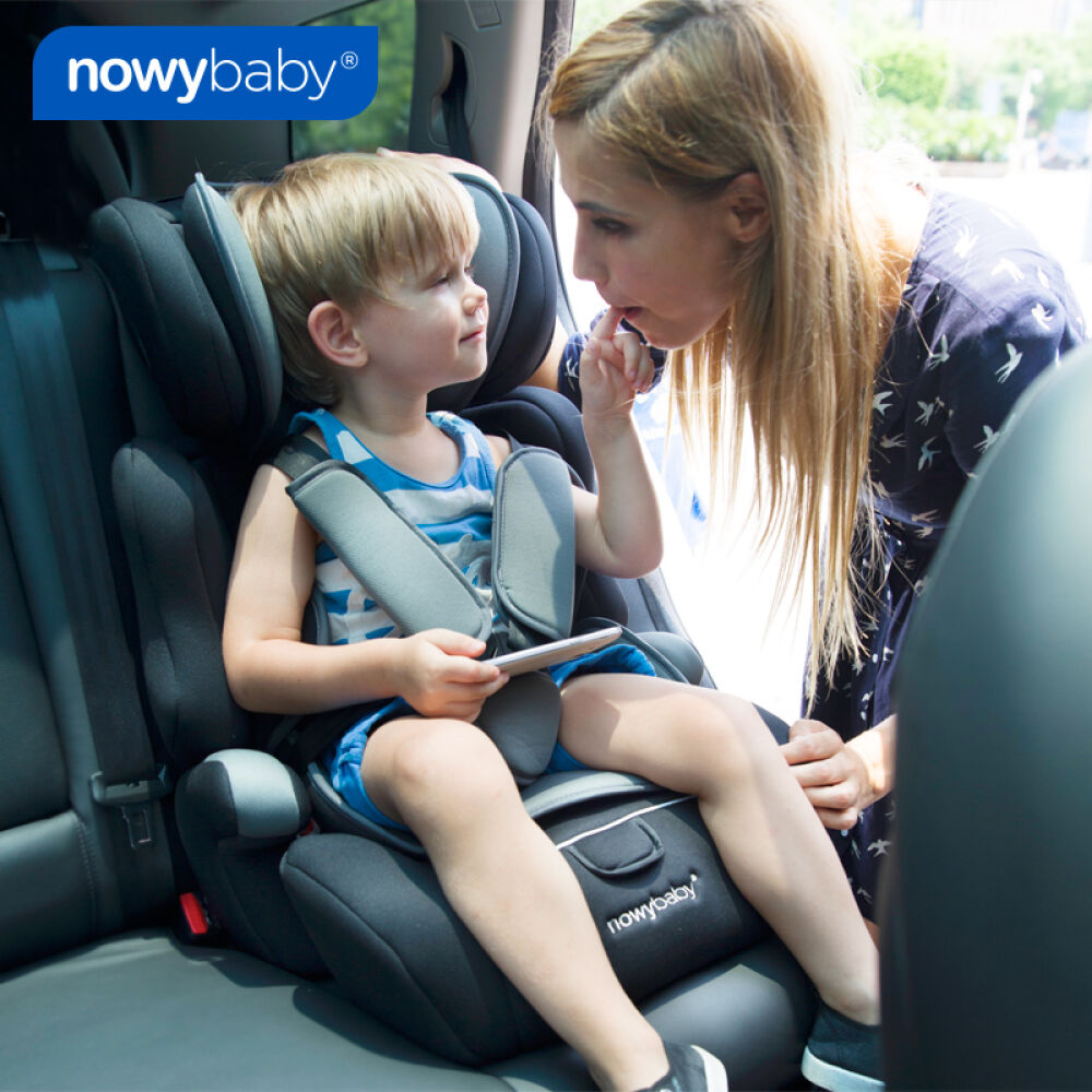 nowybaby儿童安全座椅9月-12岁isofix连接宝宝婴儿汽车安全座椅