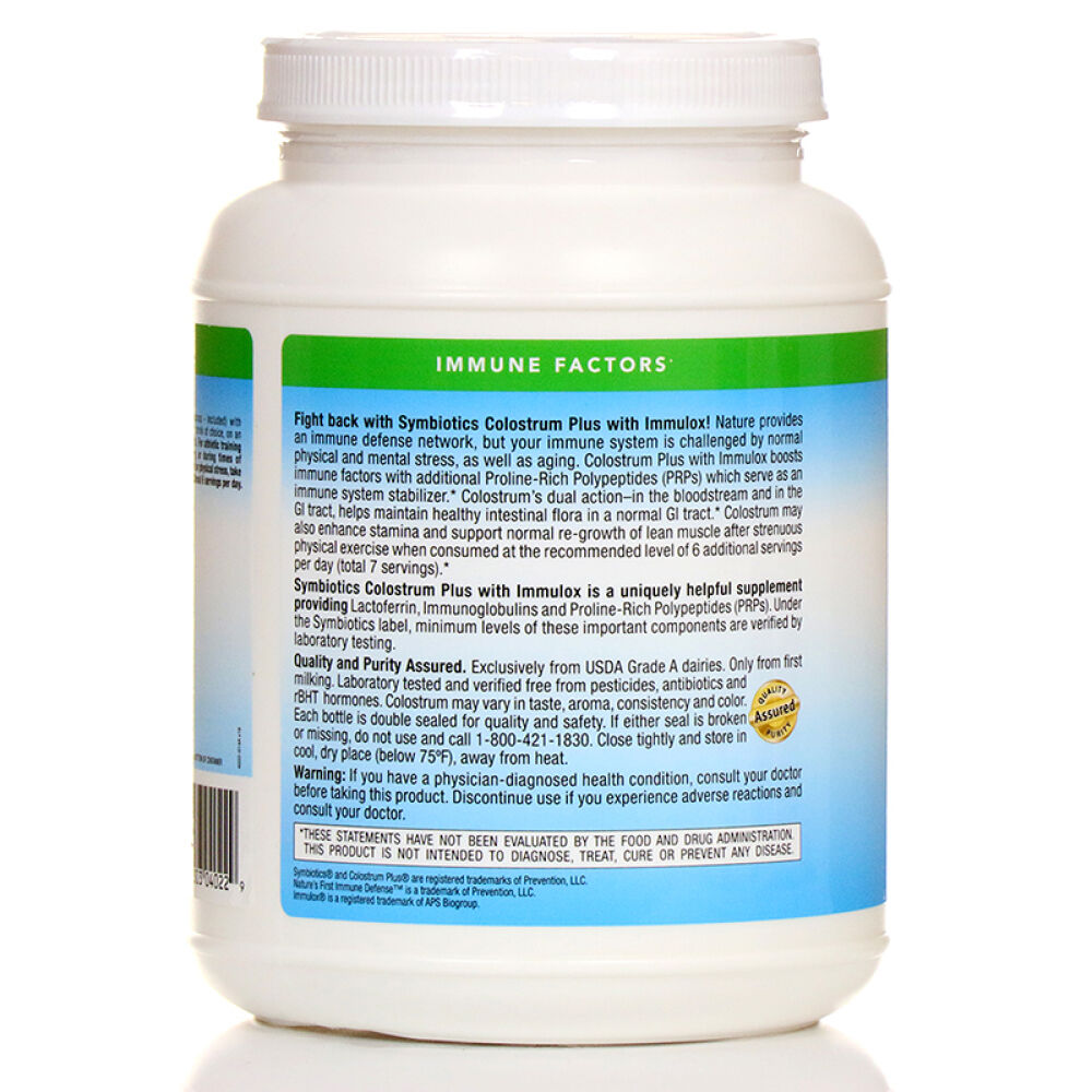 【全球购】美国原装Symbiotics婴儿纯牛初乳粉孕妇儿童成年人通用家庭装大桶595g