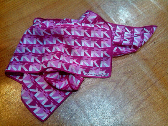 VintageKansaiYamamotoPocketSquereJapanHandkerchiefVintageHandkerchie