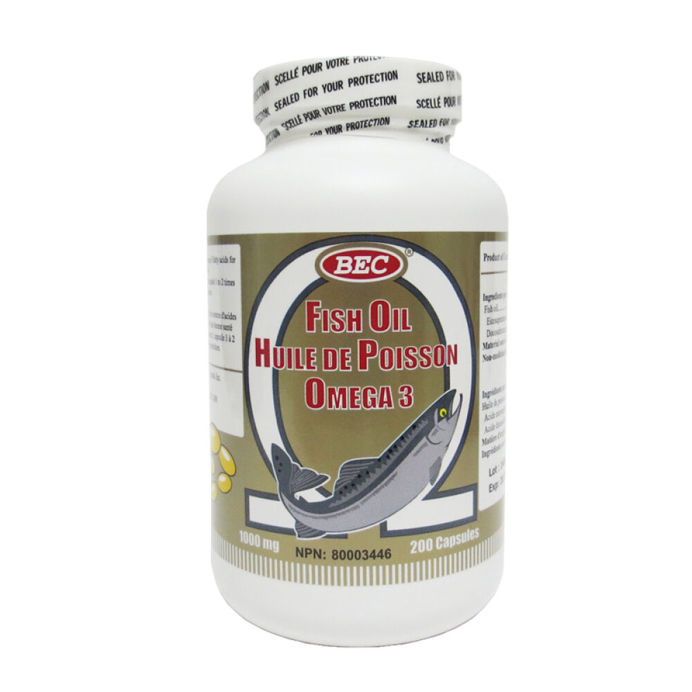 【全球购】BEC加拿大海豹油软胶囊调节三高提高免疫深海鱼油1000mg*100粒
