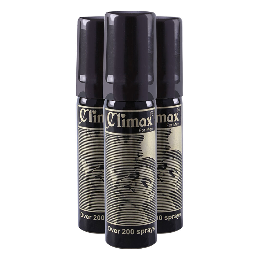 【全球购】Climax男用延时延迟喷剂成人用品延时喷剂不麻木延时喷雾3瓶装