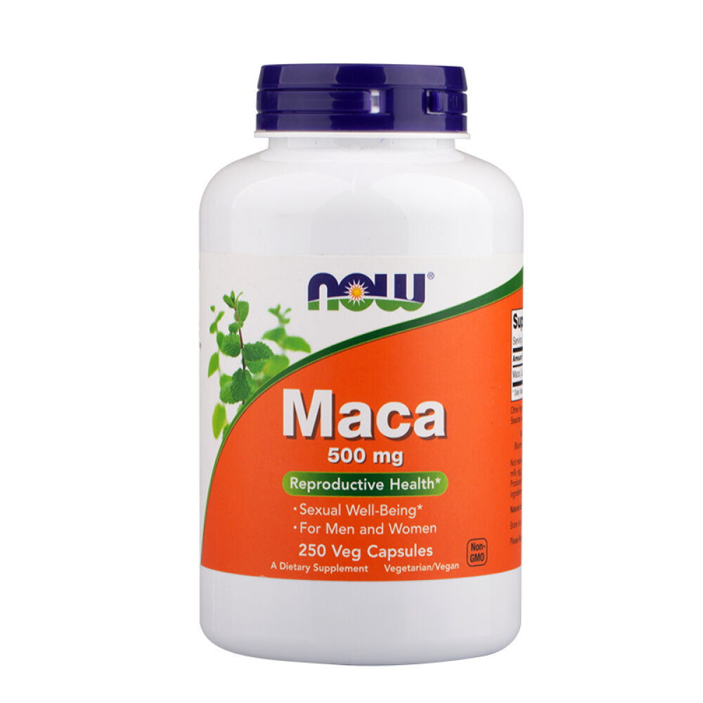 nowfoods/诺奥玛咖精片秘鲁玛卡补肾成人男性保健品胶囊500mg/粒玛卡250粒装
