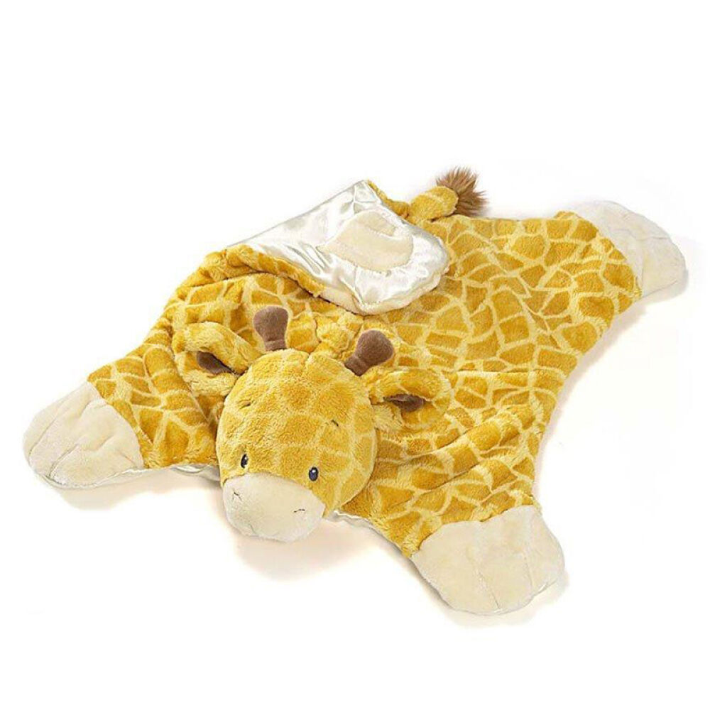 美国GUND婴儿毛毯宝宝安抚毯盖毯舒适毛绒睡毯美国直邮米色小羊