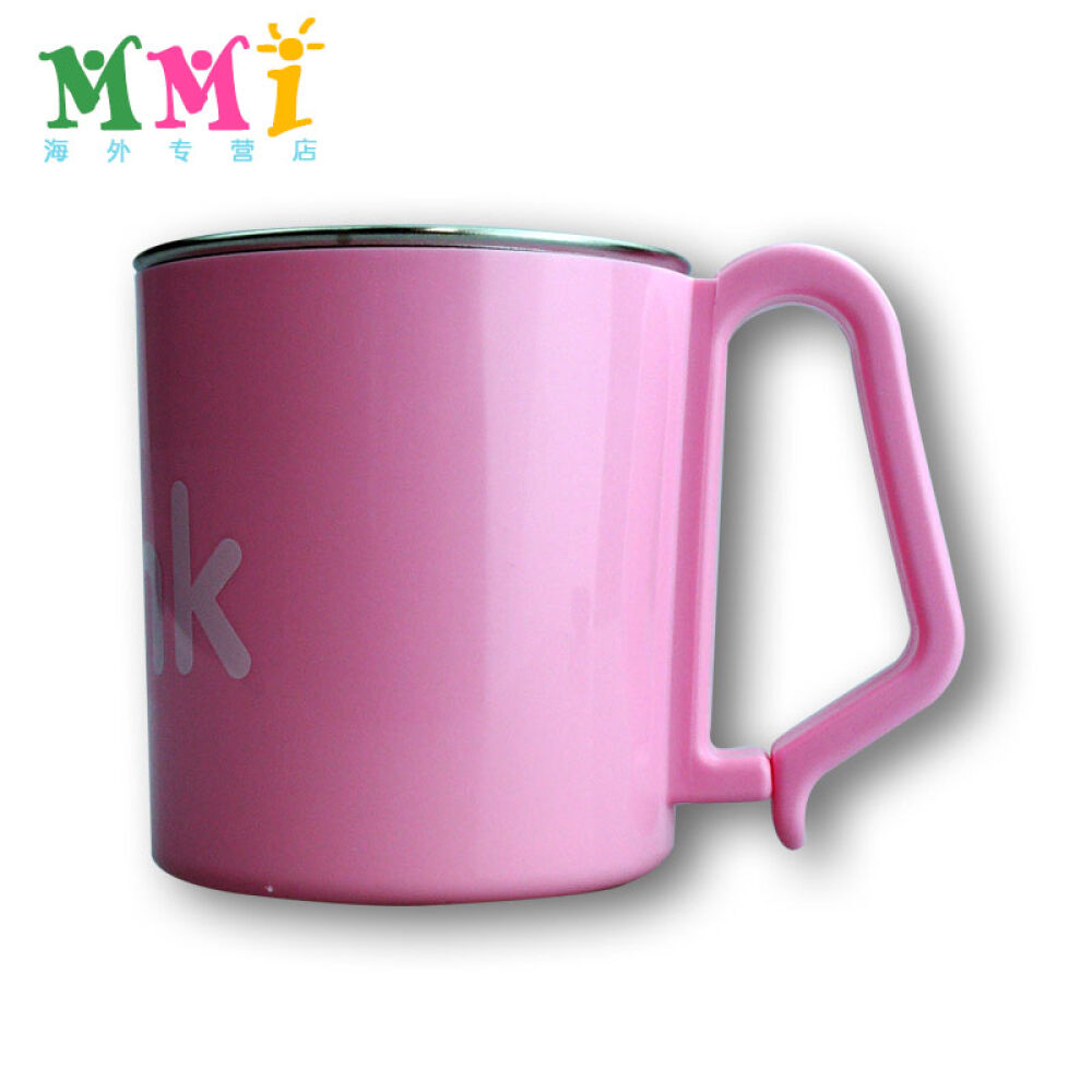 美国直邮Thinkbaby辛克宝贝不锈钢水杯四色可选粉红色