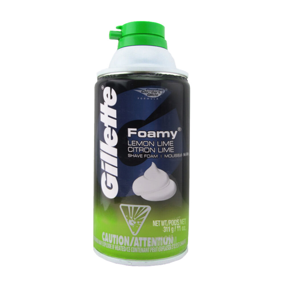 吉列剃须泡沫啫喱柠檬型剃须泡沫311g5501