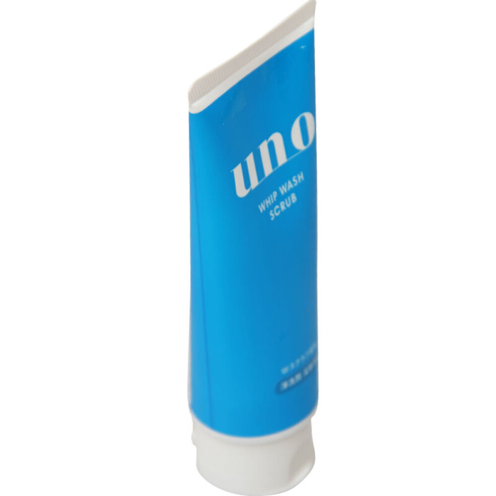 香港版资生堂吾诺UNO男士洗面奶130g洁面3支磨砂+碳洗+保湿