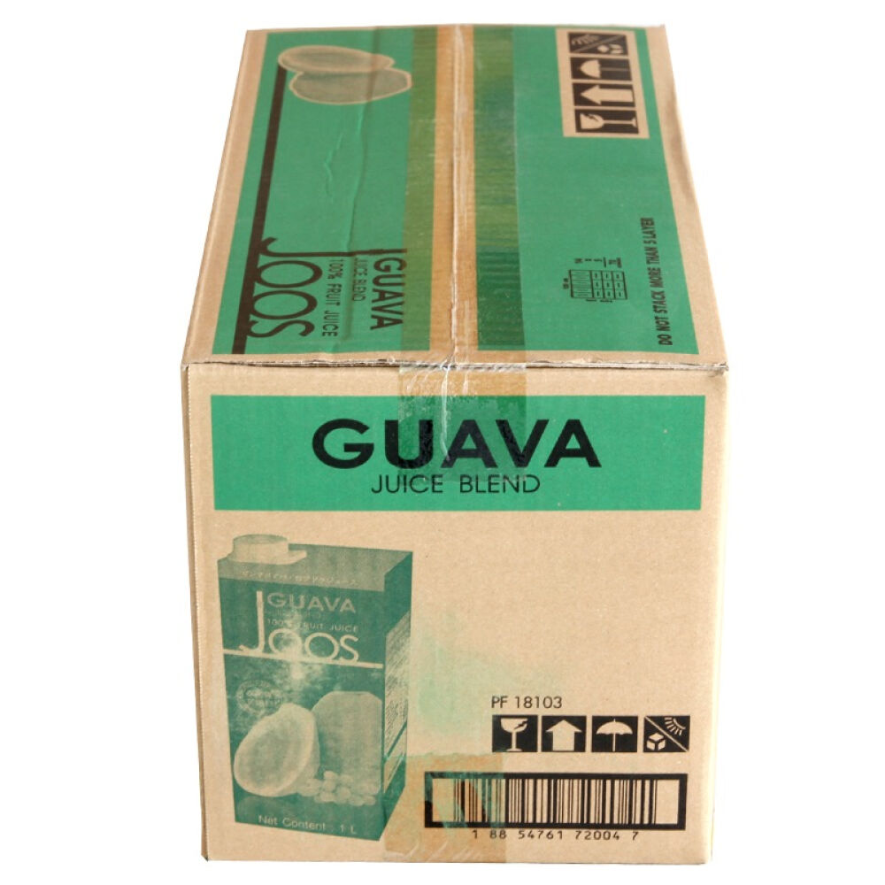 自营泰国进口杰事joos100%番石榴白葡萄果汁/箱（1Lx12盒）