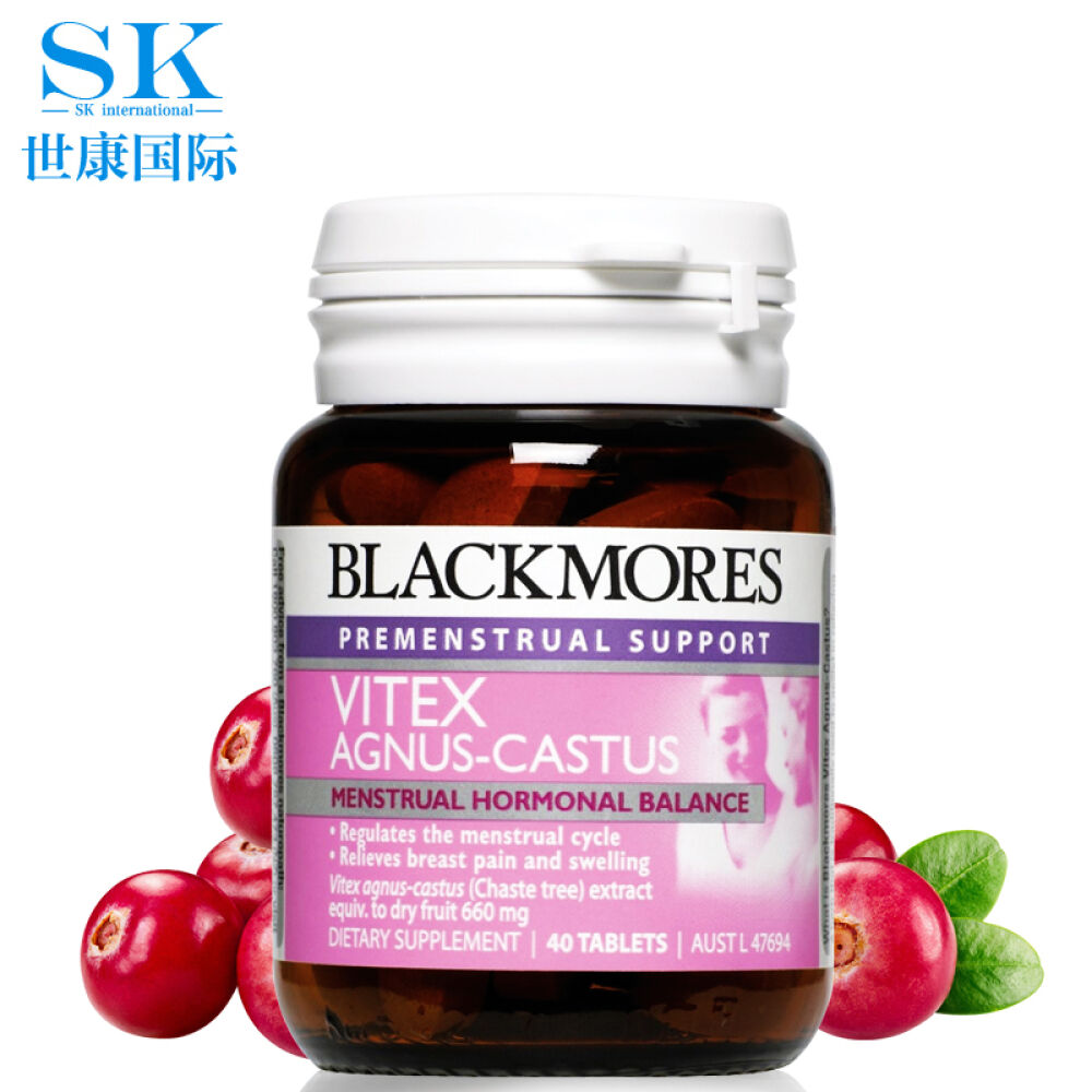 Blackmores澳佳宝天然萃取圣洁莓40片草本1瓶装