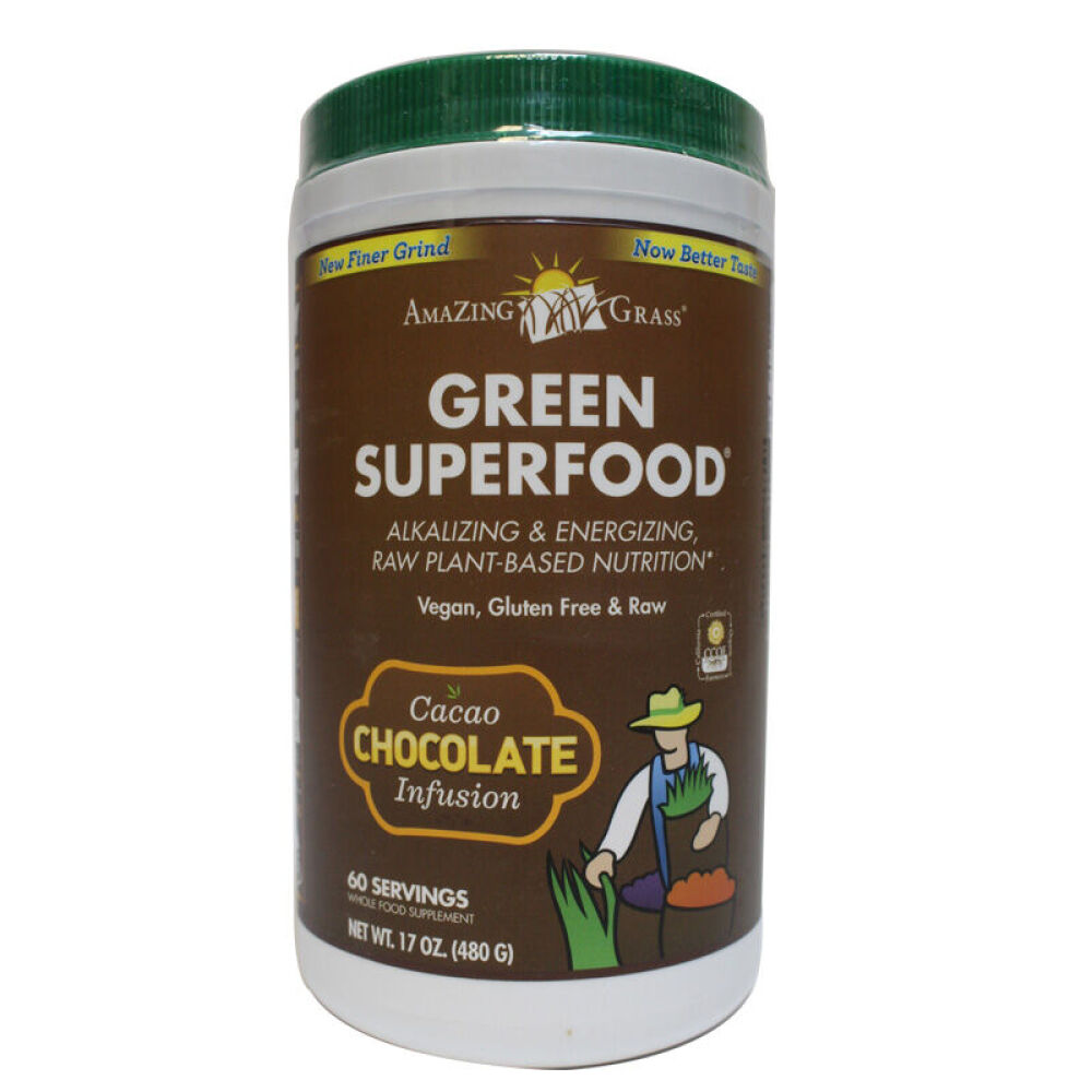 【Fit】美国直邮AmazingGrass有机小麦草粉纤维素膳食纤维天然果蔬粉2瓶