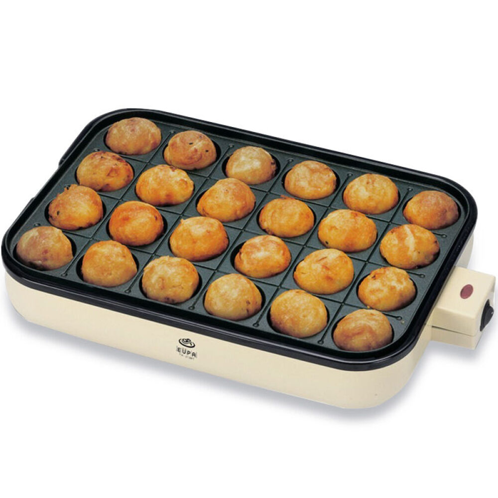 灿坤（EUPA）煎烤器多功能铁板烧家用章鱼丸子机2个烤盘TSK-2138P