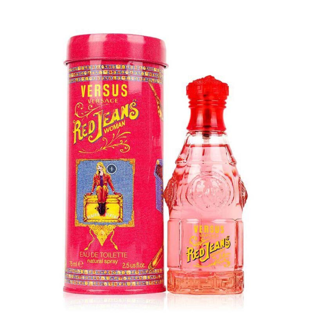 Versace范思哲RedJeans红色可乐牛仔女士香水75ml