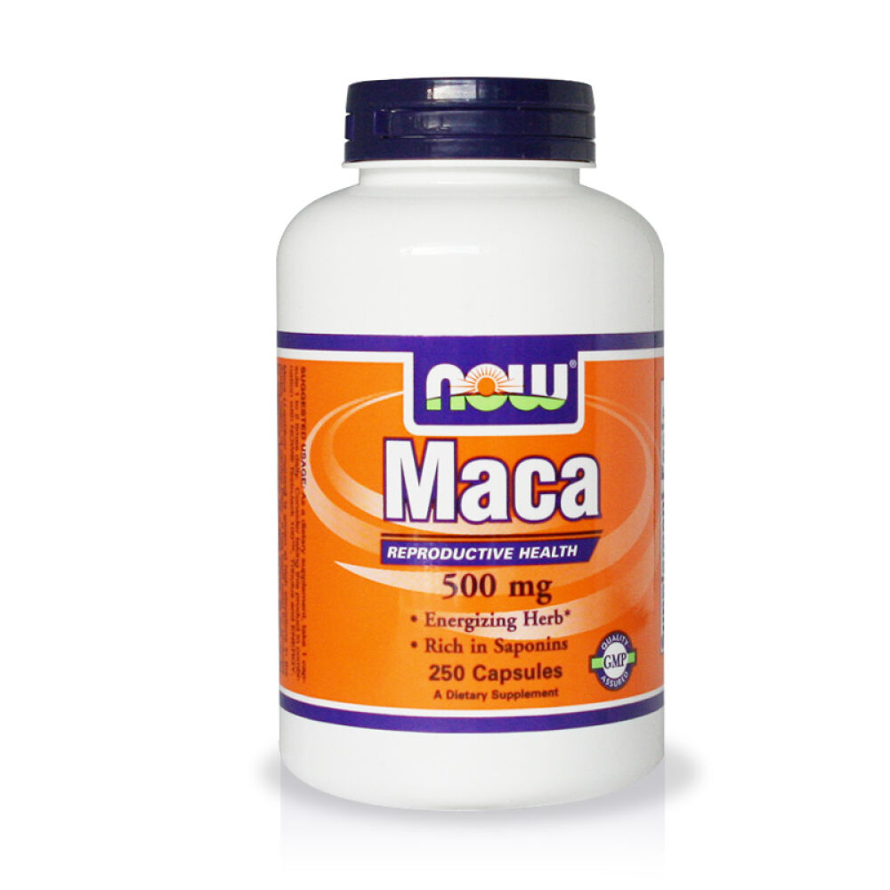 【全球购】美国直邮NowFoods诺奥玛咖/玛卡精片精华MACA胶囊500mg250粒*1瓶