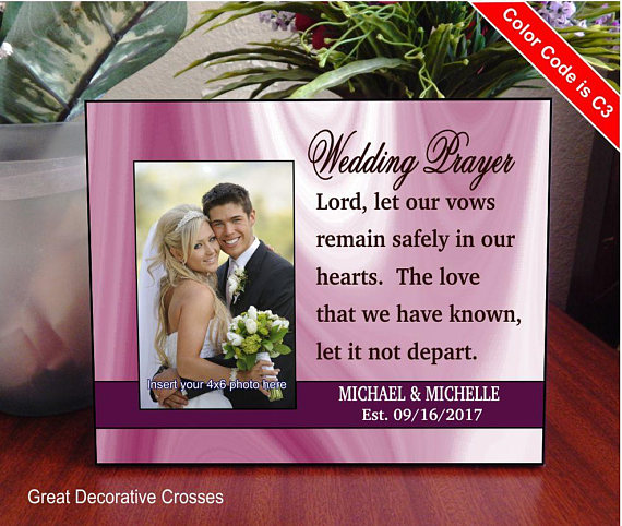 weddingprayerpictureframe,customweddinggift,anniversarygiftfora