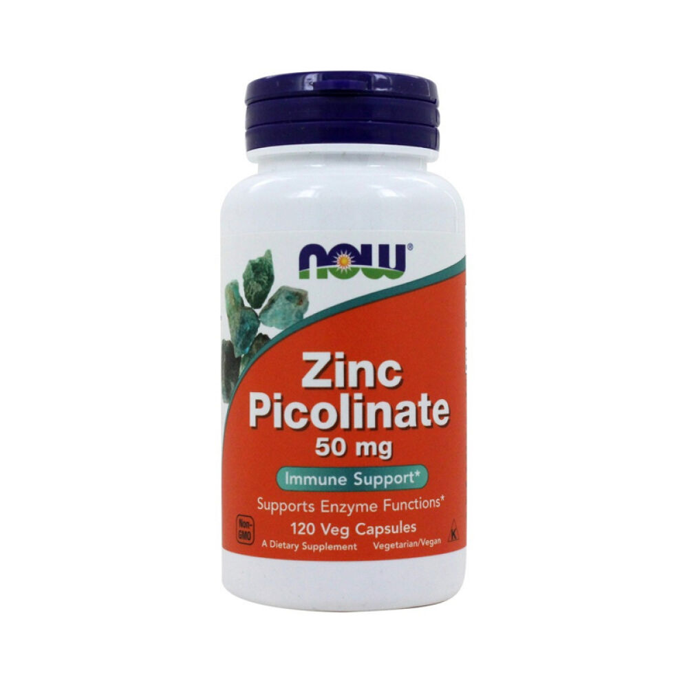 【美国直购正品包邮】NOWFoods诺奥吡啶甲酸锌胶囊支持免疫系统健康53819120粒