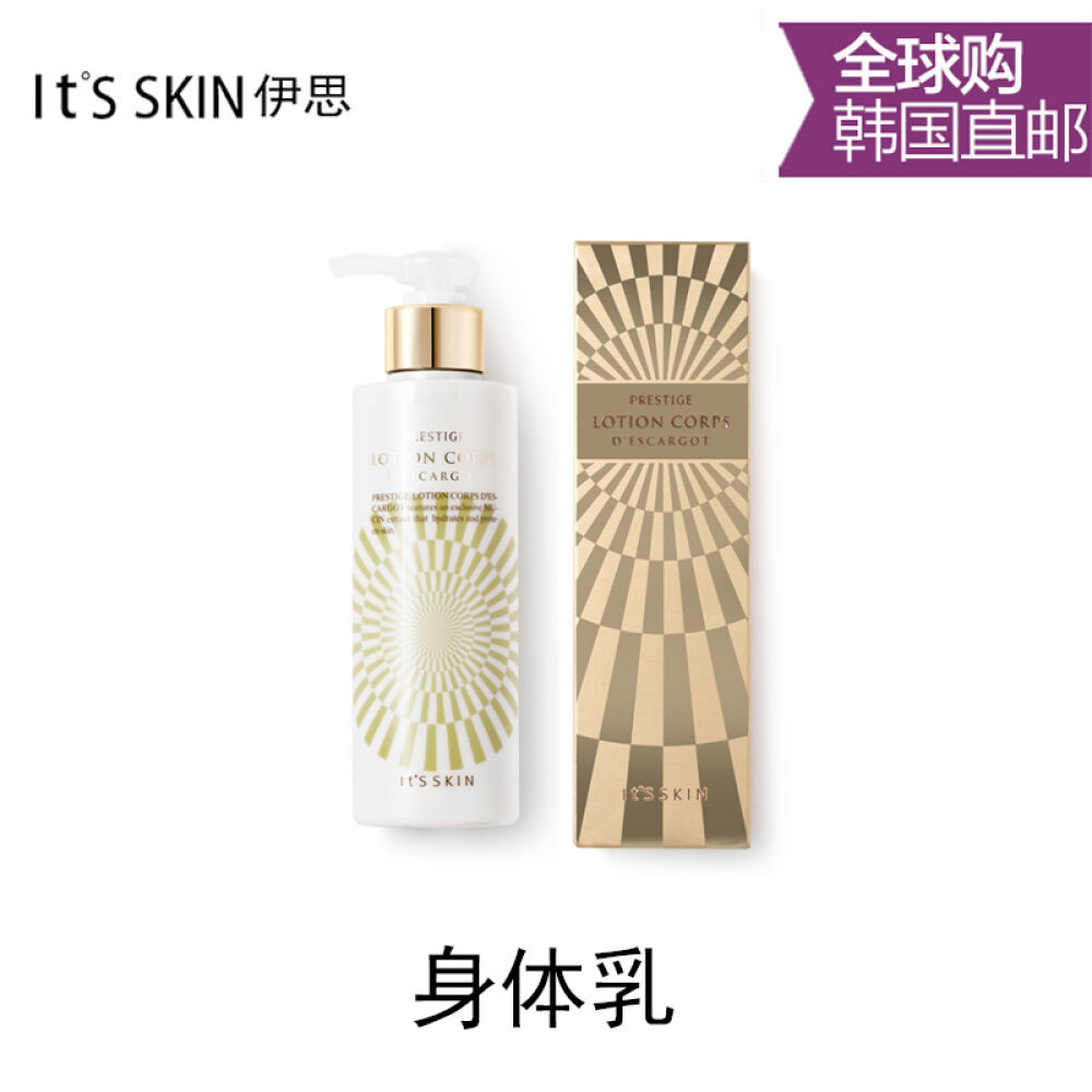 【韩国直邮】伊思（It'sSkin）蜗牛红参眼霜睡眠面膜身体乳精华液套盒蜗牛保湿沐浴露200ml深层清洁柔滑滋润