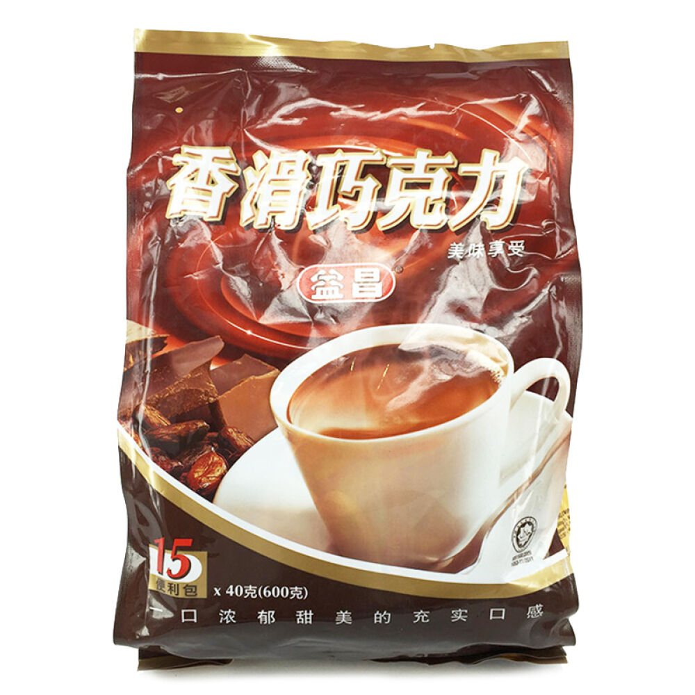 马来西亚进口AikCheong益昌香滑巧克力（600gx2袋）