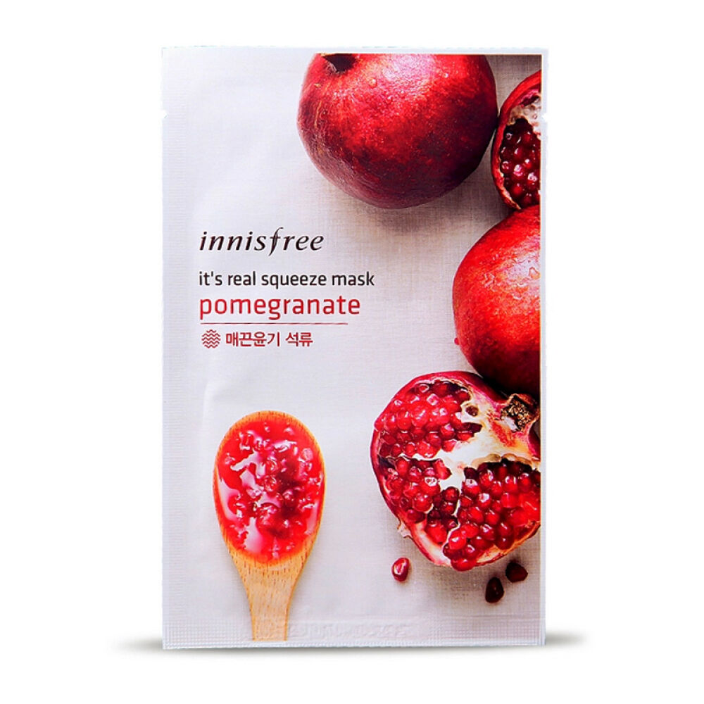 【京东全球购】韩国原装进口Innisfr悦风吟保湿清爽补水香港直邮石榴面膜贴10片